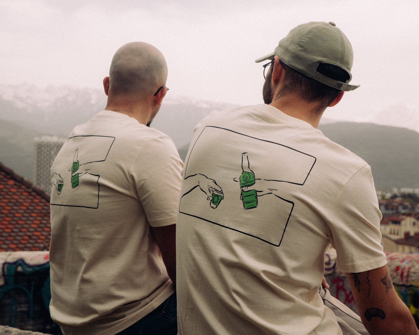 T-Shirt JipegDessin x NuitSoleil - Le digestif de Michel-Ange