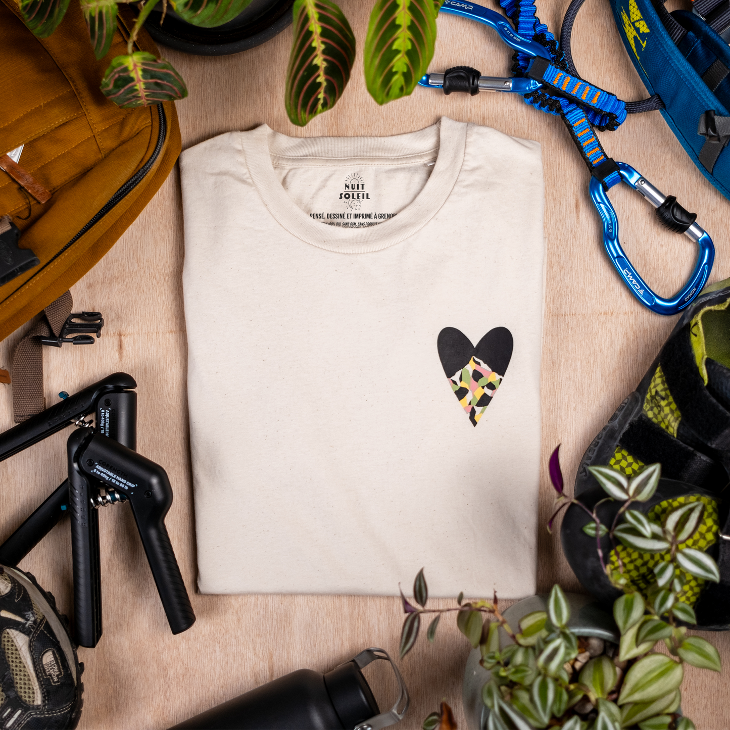 T-Shirt Missismr x NuitSoleil - Coeur de montagne